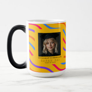 Taza Mágica Estampado de Raya Clásica Graduación del Nieto