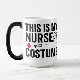 Taza Mágica Este Es Mi Disfraz De Enfermera Jeringa Fantasma F