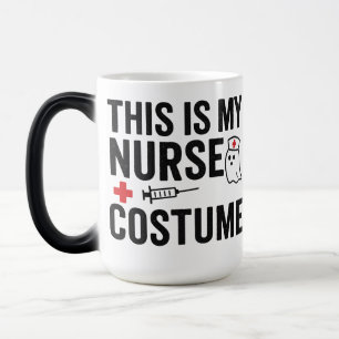 Taza Mágica Este Es Mi Disfraz De Enfermera Jeringa Fantasma F