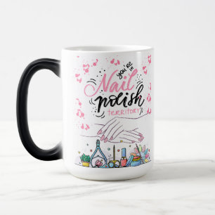 TAZA MÁGICA ESTILO DE CITA DE NAILS SALON