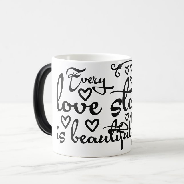 Taza Mágica evry love story is beautiful (Anverso izquierdo)