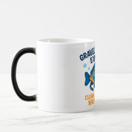 Taza Mágica Experto en vacío de grava - Funny Fishkeeper Coffe