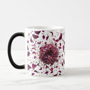 Taza Mágica Explosión de confeti de pétalos de rosa romántica