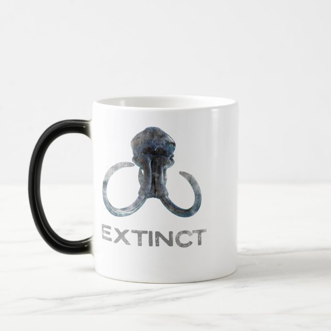 Taza Mágica Extinct Wooly Mammoth Fossil Head Versión 1 (Izquierda)