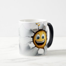Taza Mágica Face Emoticon Break Through