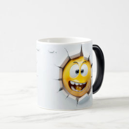 Taza Mágica Face Emoticon Break Through