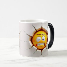 Taza Mágica Face Emoticon Break Through