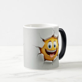 Taza Mágica Face Emoticon Break Through