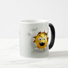 Taza Mágica Face Emoticon Break Through