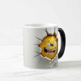 Taza Mágica Face Emoticon Break Through