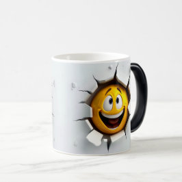 Taza Mágica Face Emoticon Break Through