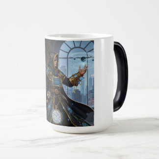 Taza Mágica Fantasía de ciencia ficción por arte de relojería