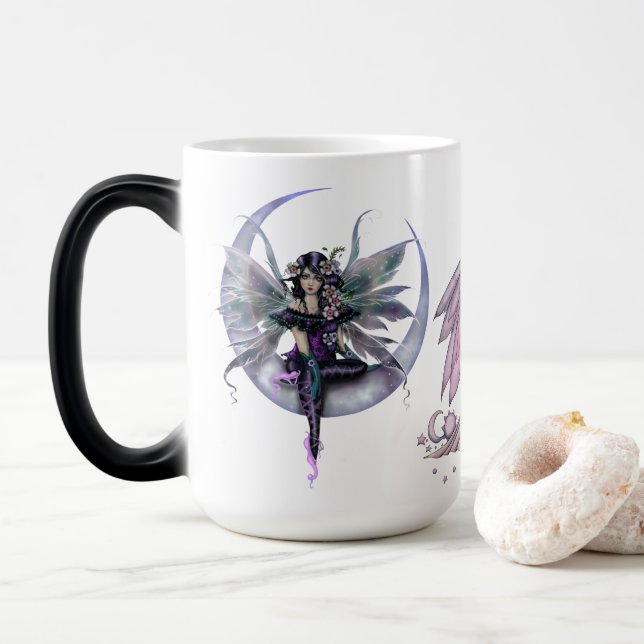 Taza Mágica Fantasía de tres hadas por Molly Harrison (Con donut)
