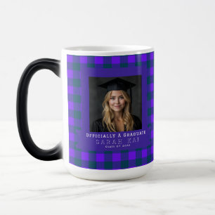 Taza Mágica Farmacéutico certificado con patrón de gingham col