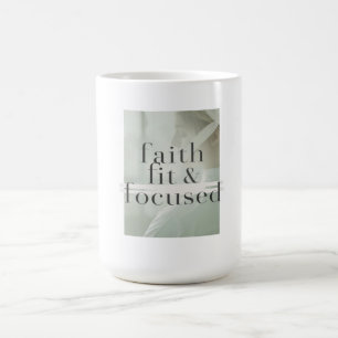 Taza Mágica Fe y Fitness Enfocada – Estilo de Vida de Fitness