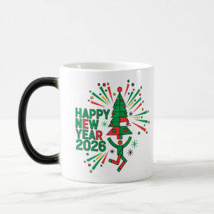 Taza Mágica Feliz Año Nuevo 2026