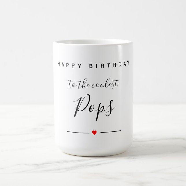 Taza Mágica feliz cumpleaños a los mejores papas (Centro)