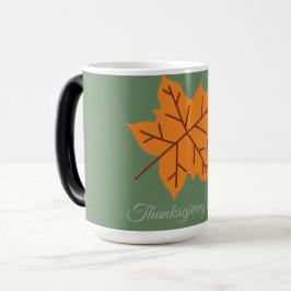 Taza Mágica Feliz Día de Acción de Gracias, Temporada de Otoño