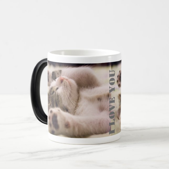 Taza Mágica Feliz Día De San Valentín (Anverso izquierdo)