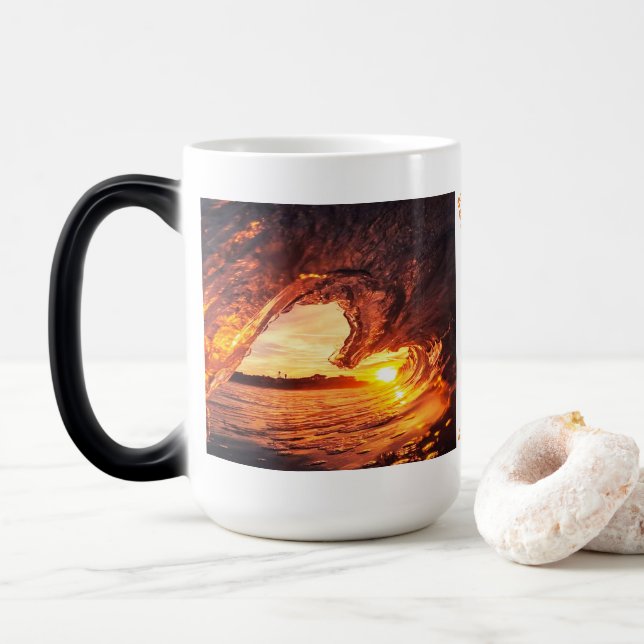 Taza Mágica Feliz Día de San Valentín 2024 Mug (Con donut)
