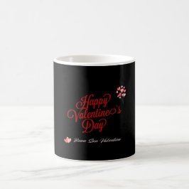 Taza Mágica Feliz Día de San Valentín bilingüe romántico
