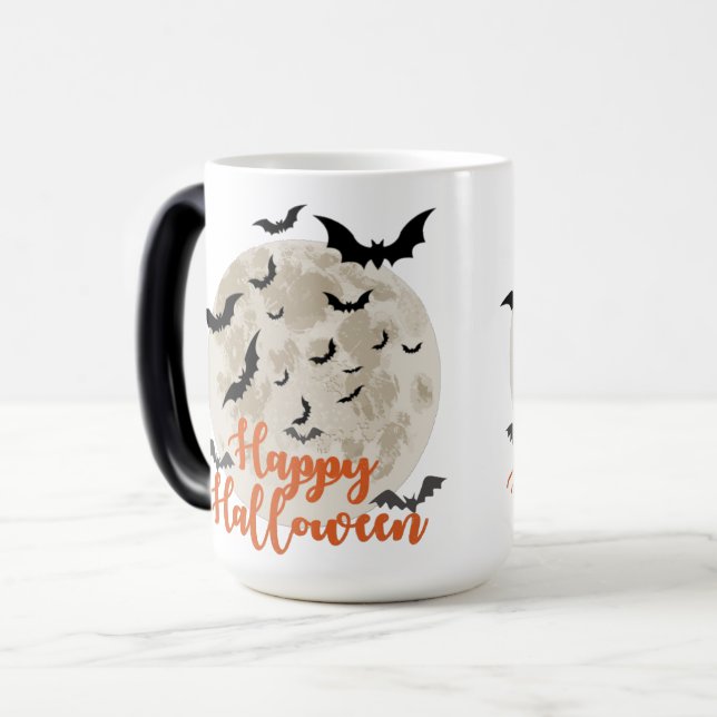 Taza Mágica Feliz Halloween Luna Llena (Anverso izquierdo)