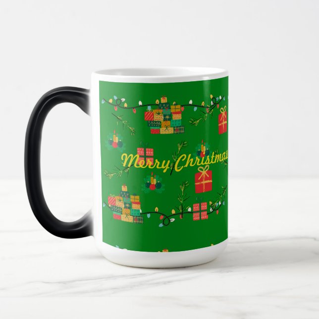 Taza Mágica Feliz Navidad (Izquierda)