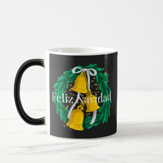 TAZA MÁGICA FELIZ NAVIDAD (Izquierda)