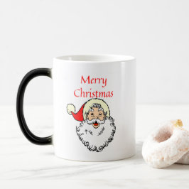 Taza Mágica Feliz Navidad Santa Café Mug