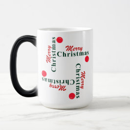 Taza Mágica Feliz Navidad y adorno colgante
