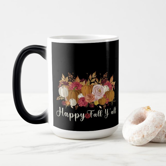 Taza Mágica Feliz otoño (Con donut)