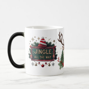 Taza Mágica Festividad "Jingle All Way" Morphing Mug color