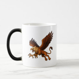 Taza Mágica Fierce Buceo Golden Griffin Mitología Fantasía Art