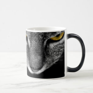 Taza Mágica Fierce Cat Morphing Mug