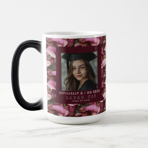 Taza Mágica Fiesta de Graduación con Estampado de Lirios de Ca