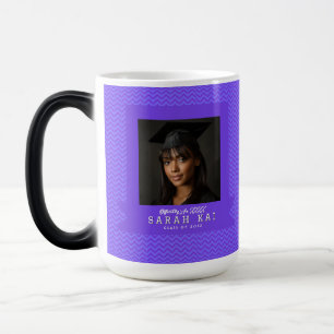 Taza Mágica Fiesta de Graduación con Estampado Geométrico Clás