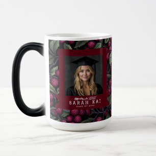 Taza Mágica Fiesta de Graduación con Estampado Navideño Único