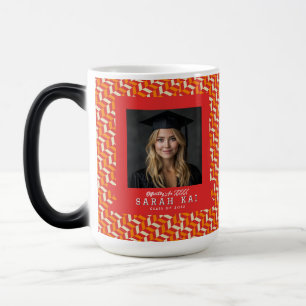 Taza Mágica Fiesta de Graduación con Patrón Zigzag Adorable