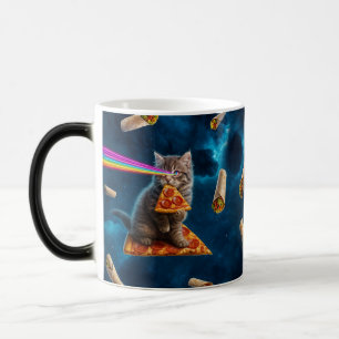 Taza Mágica Fiesta Pizza Cat Láser