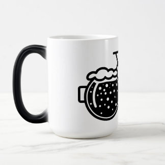 Taza Mágica Fiets met bierglas. Flesopener icoon