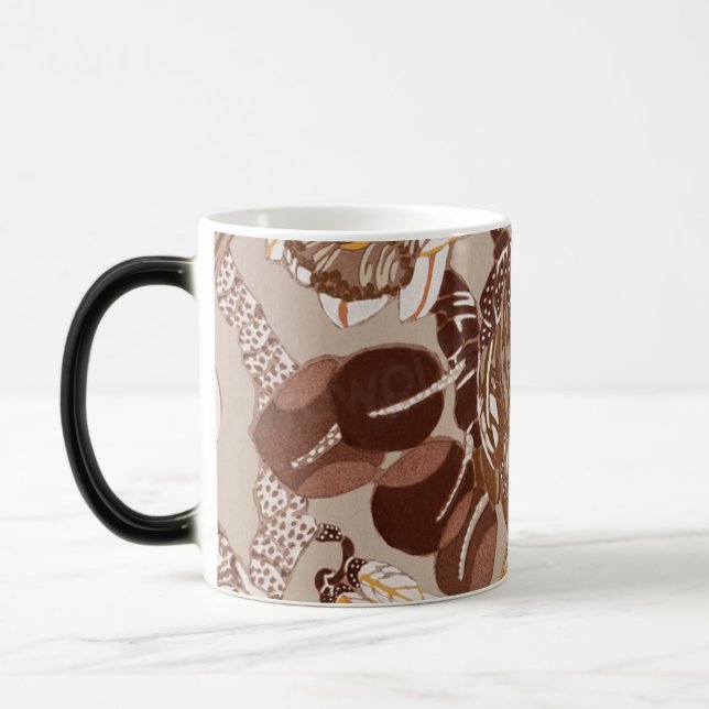 Taza Mágica Flor Art Deco protea (Izquierda)