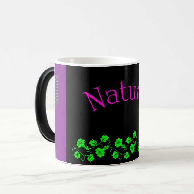 Taza Mágica Flor de barba de amor natural (Anverso izquierdo)