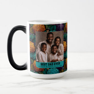 Taza Mágica Flor de Hortensia Atemporal Cumpleaños del Padrast