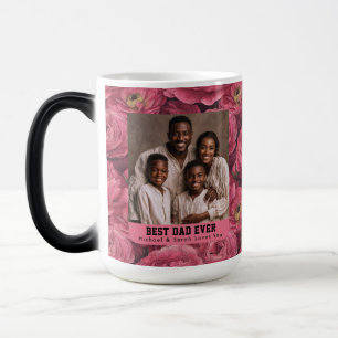 Taza Mágica Flor de Ranunculus Botánico Feliz Día del Padre