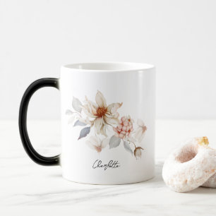 Taza Mágica Floral elegante y eterna