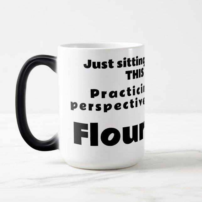 Taza Mágica Floreciendo (Izquierda)