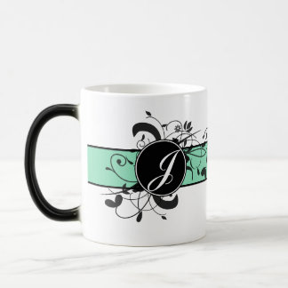 Taza Mágica Florecimiento de la Fancy Personalizada Monogramad