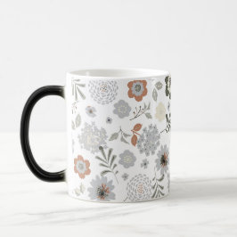 Taza Mágica flores adorables