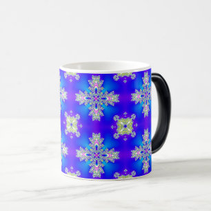 Taza Mágica Flores artdeco en estilo retro