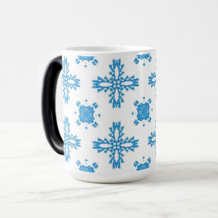 Taza Mágica Flores artdeco en estilo retro